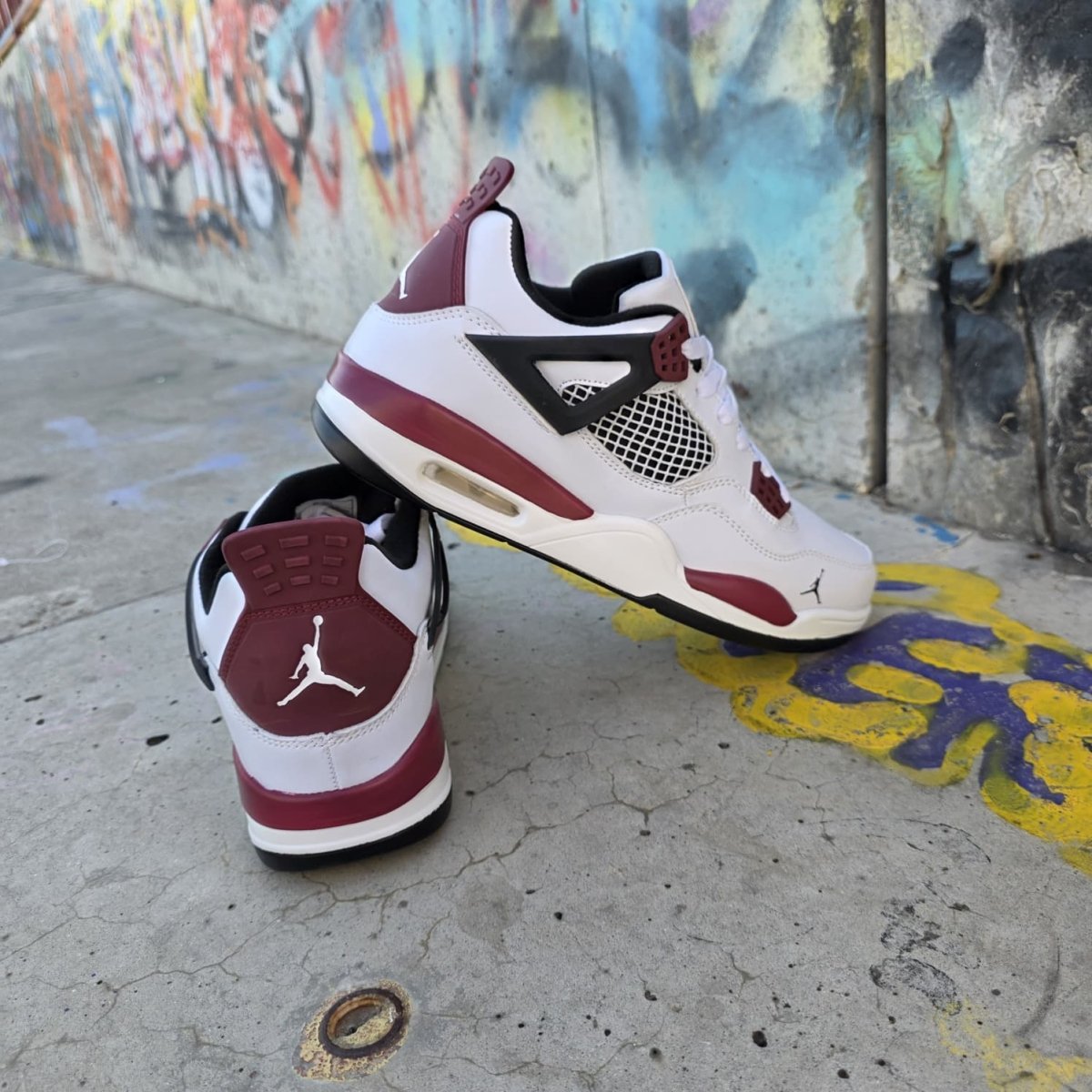 Air Jord alb visiniu - JustShoes