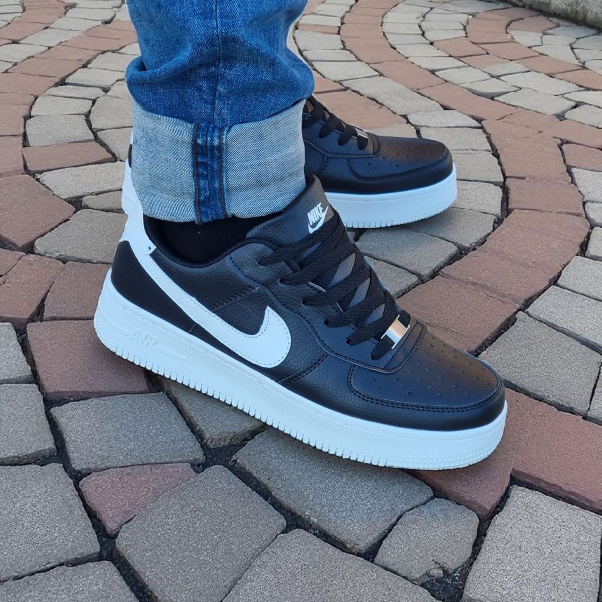 COD AIR NEGRU ALB - JustShoes