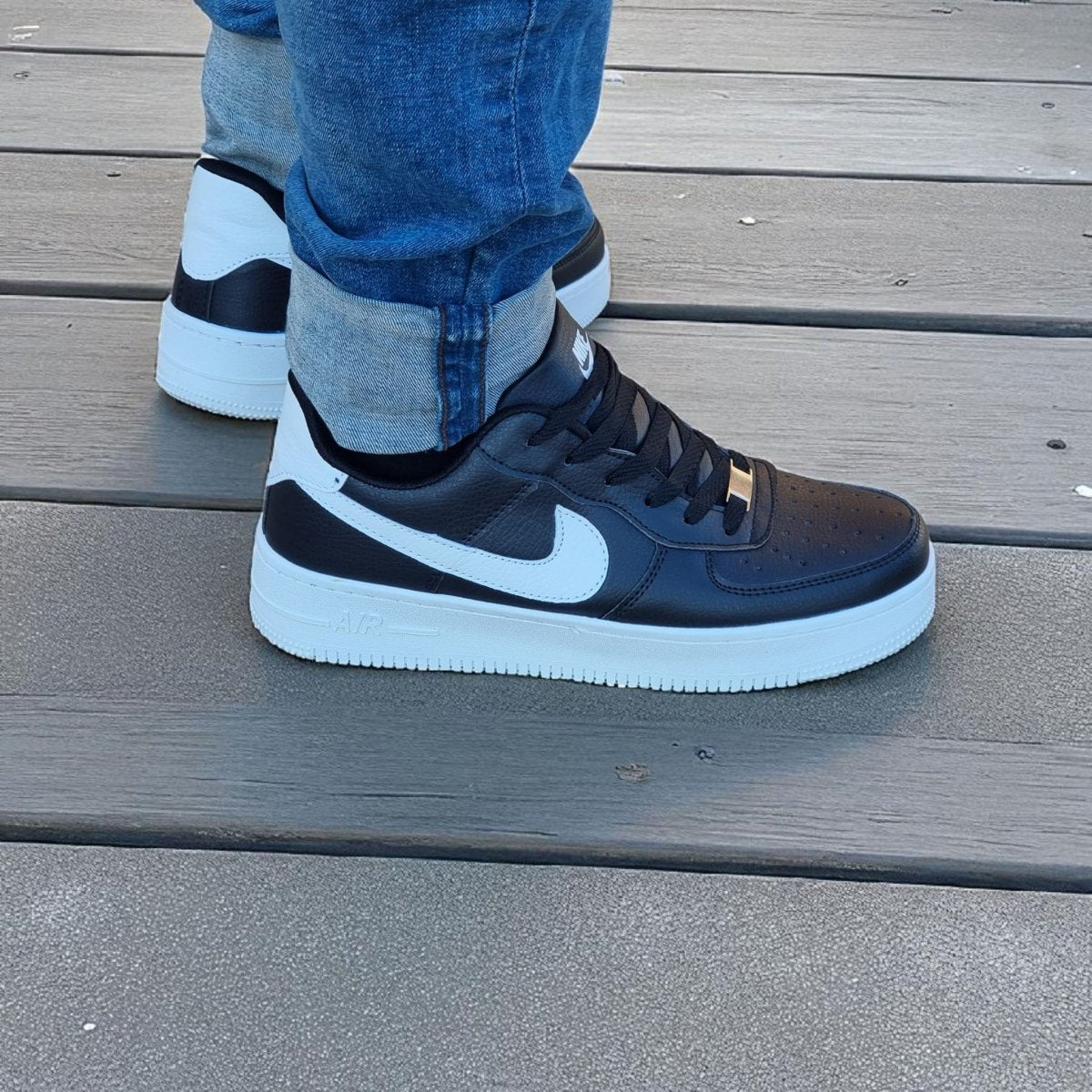COD AIR NEGRU ALB - JustShoes
