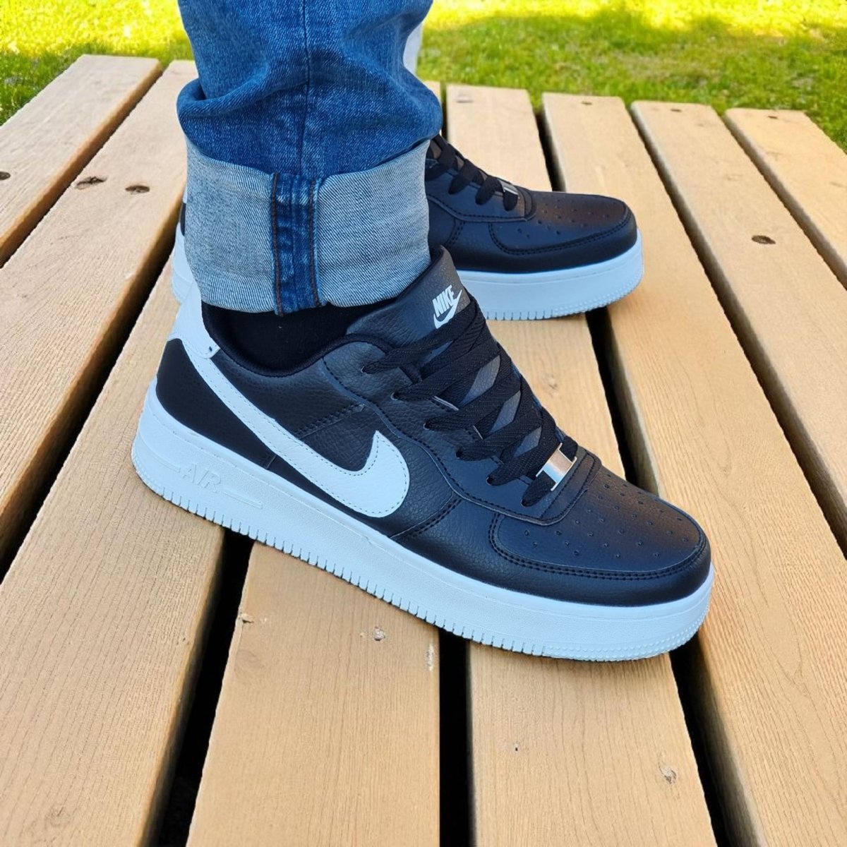 COD AIR NEGRU ALB - JustShoes