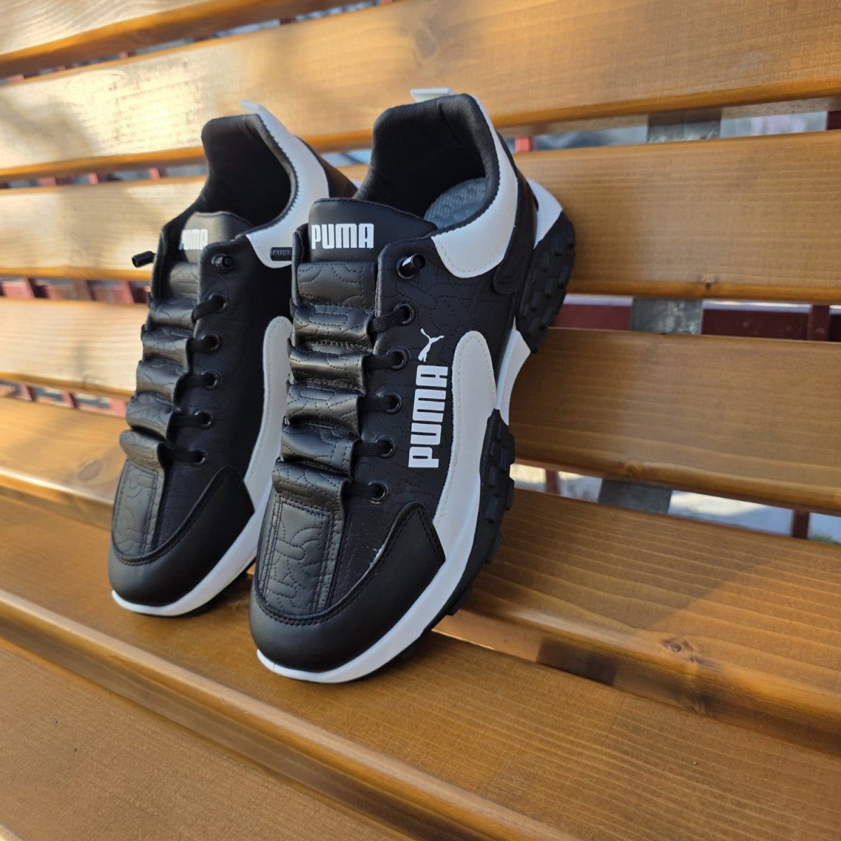 cod PM - MAM negru - alb - JustShoes