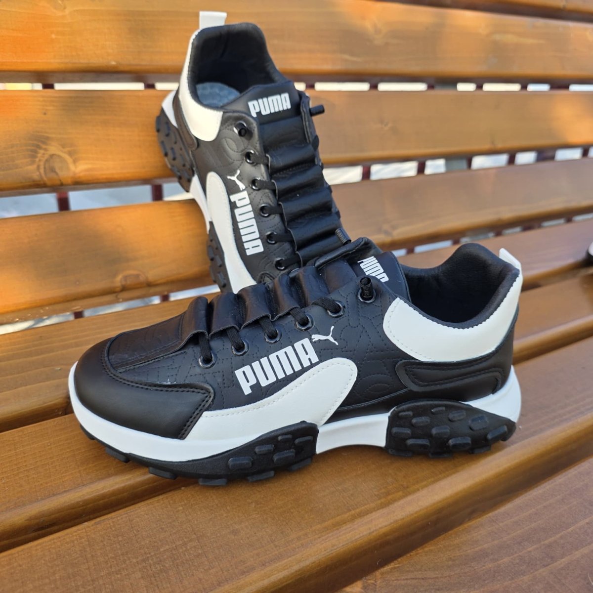 cod PM - MAM negru - alb - JustShoes