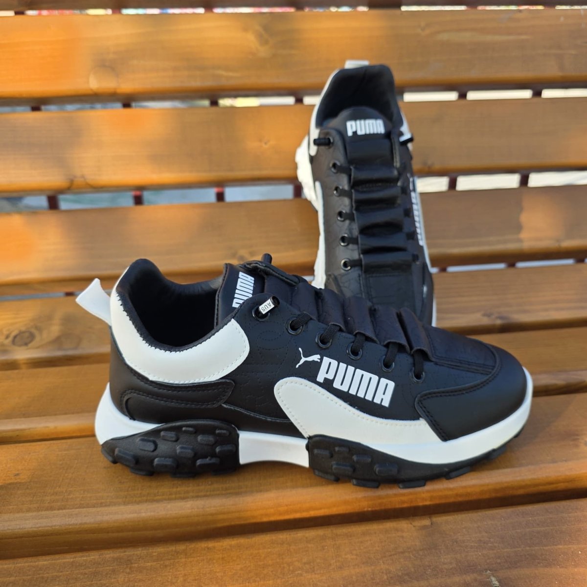 cod PM - MAM negru - alb - JustShoes