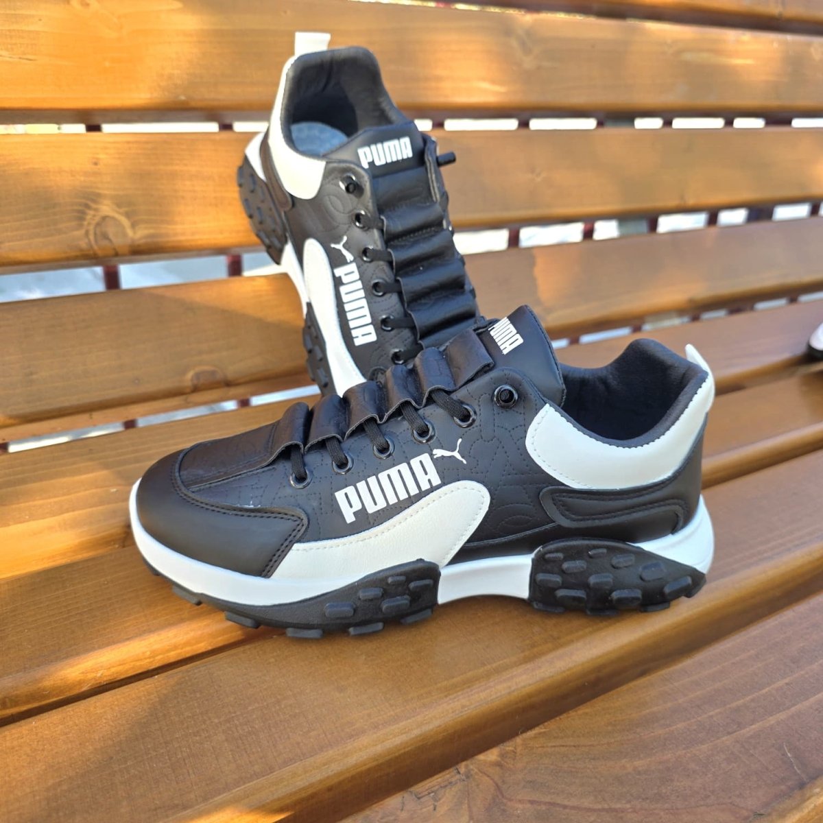 cod PM - MAM negru - alb - JustShoes