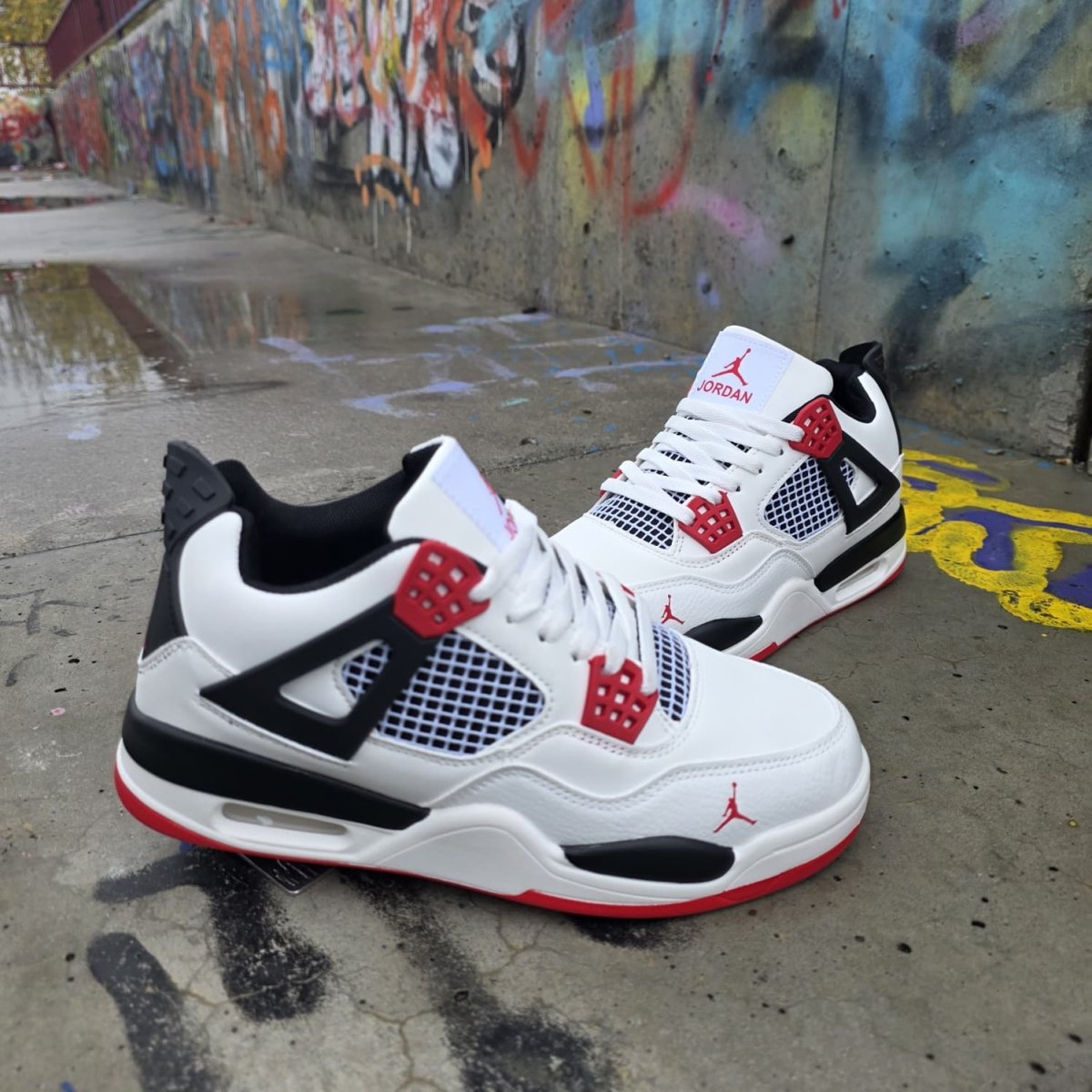 COD Jord Alb - rosu - JustShoes