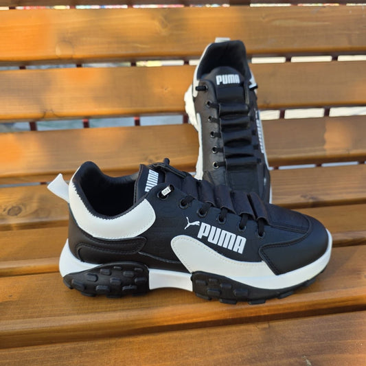cod PM - MAM negru - alb - JustShoes