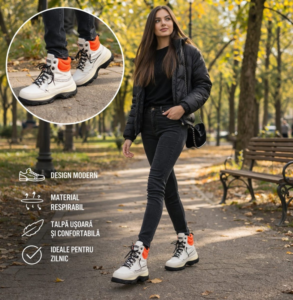 cod trend alb - orange - INCALTAMINTE DE TOP