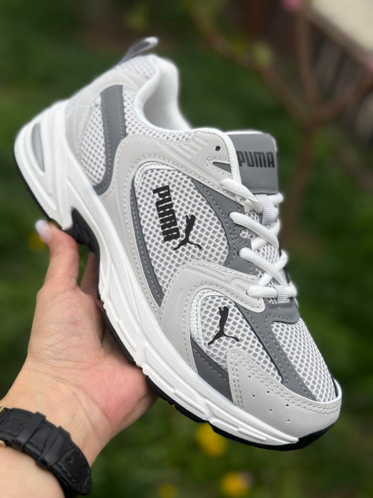 PANTOFI SPORT GRY - ALB - JustShoes